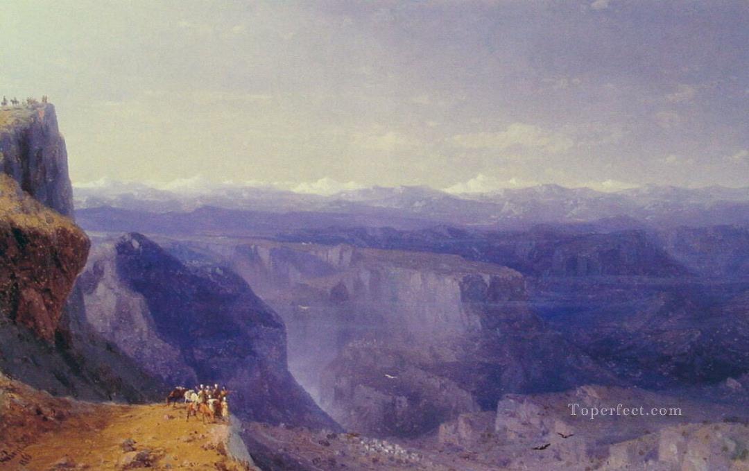 el cáucaso romántico Ivan Aivazovsky ruso Pintura al óleo